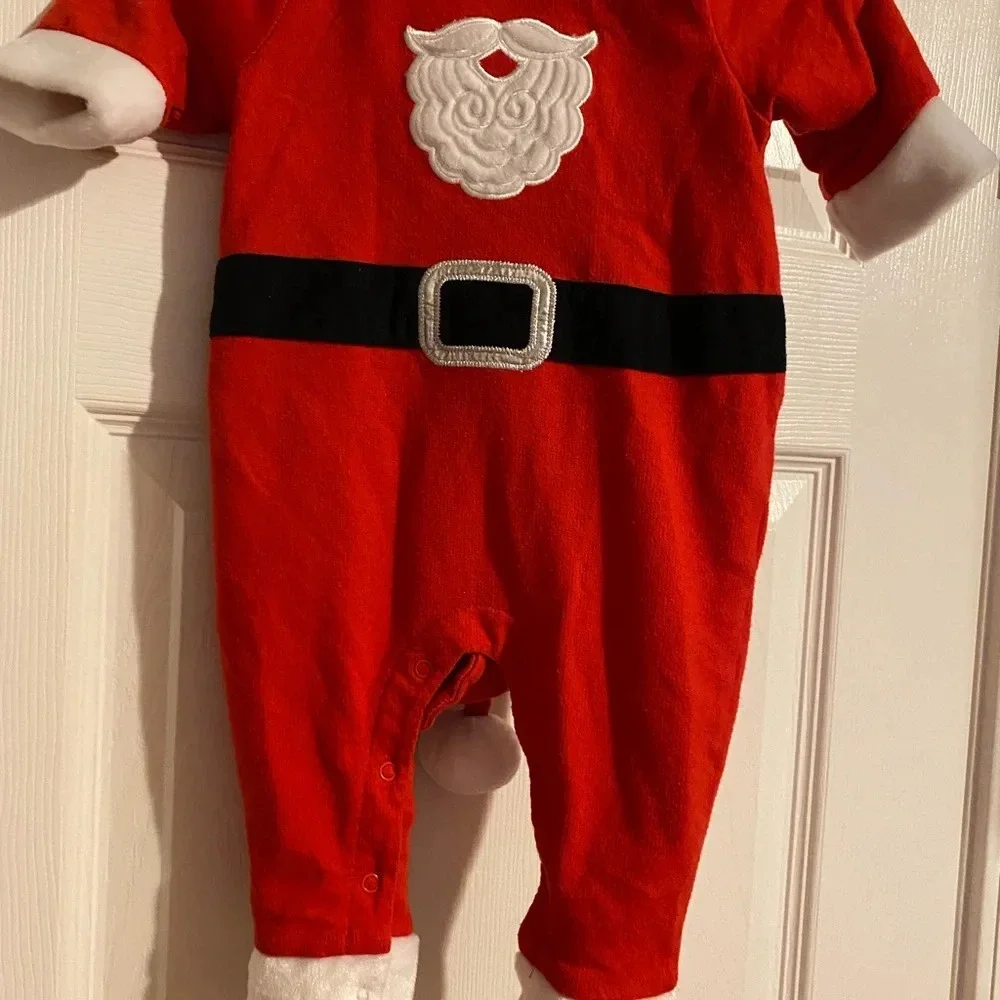 Cat and Jack Hooded Santa Outfit